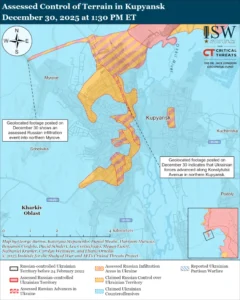 ISW: Ukrayna Kuvvetleri Kupiansk ve Pokrovsk’ta İlerledi