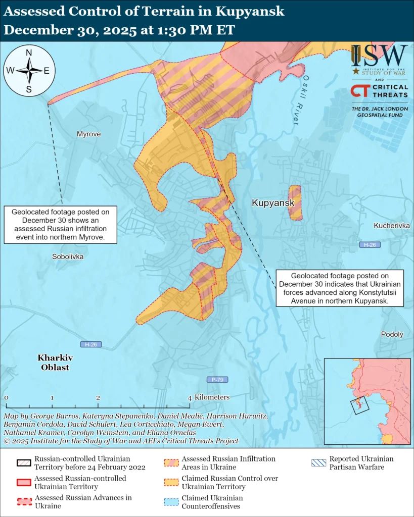 ISW: Ukrayna Kuvvetleri Kupiansk ve Pokrovsk’ta İlerledi