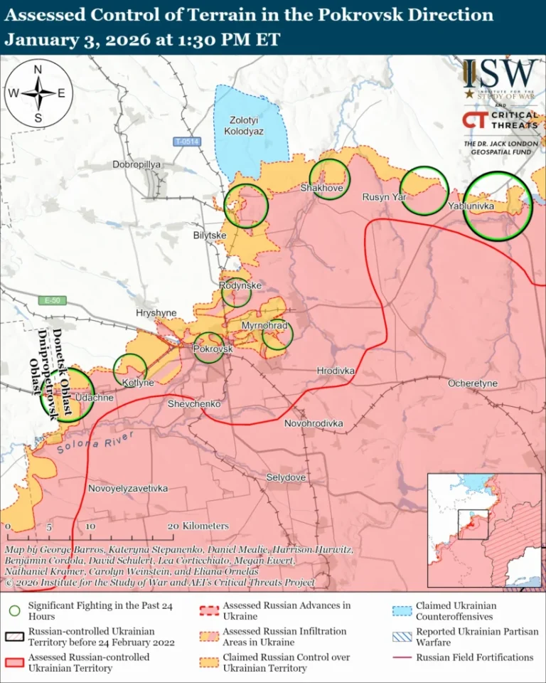 Ukrayna Rodynske Savunması ve Myrnohrad İkmal Hattı (2026)