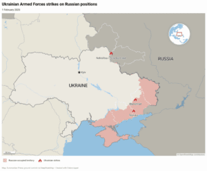 Ukrayna: 1 Şubat'ta Rus Tamir Üssü ve Drone Noktaları Vuruld